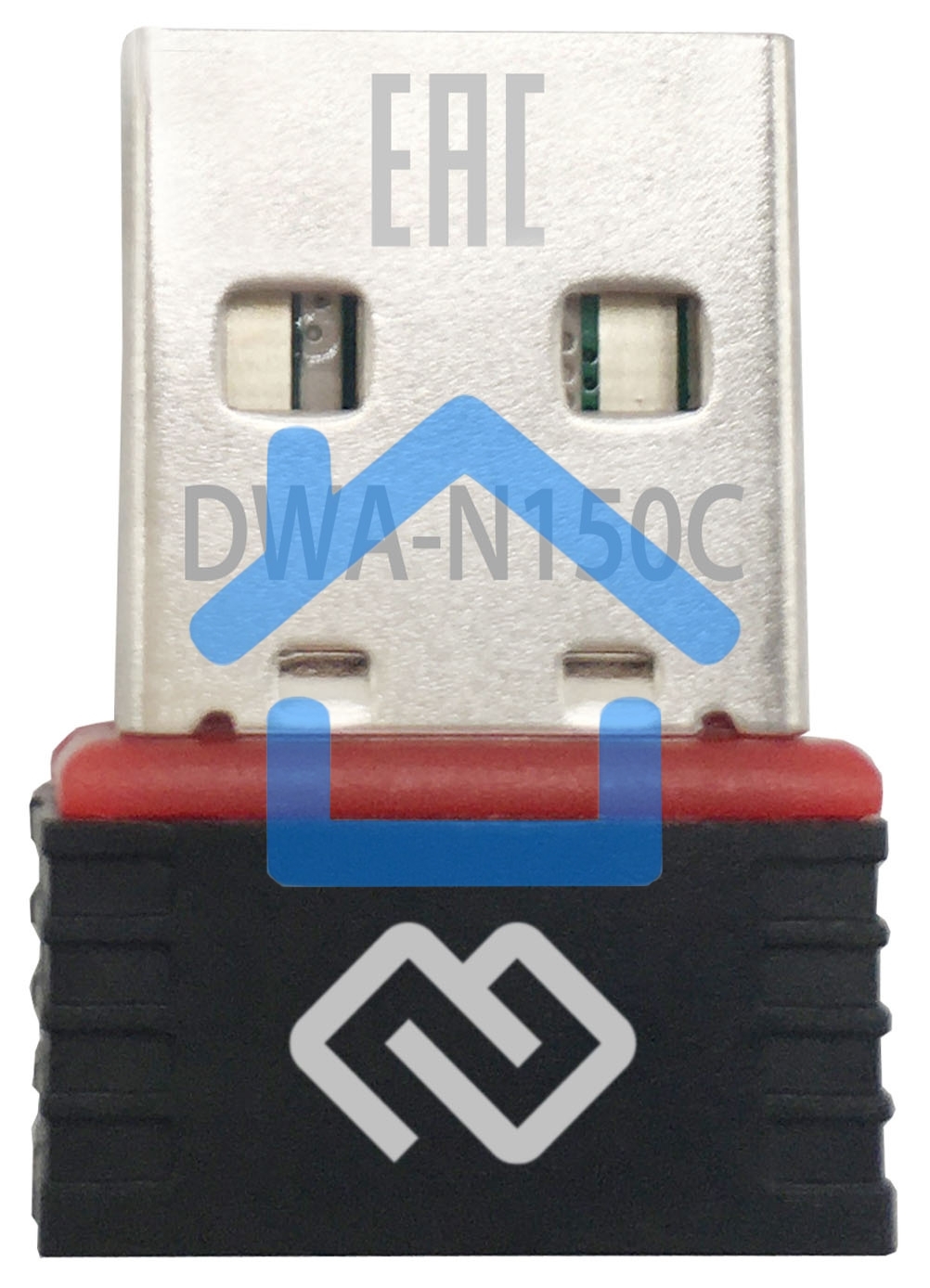 Сетевой адаптер WiFi Digma DWA-N150C N150 USB 2.0 (ант.внутр.) 1ант. (упак.:1шт)