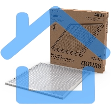 Светильник светодиодный Gauss IP20 595х595х19мм 48W 4250lm 6500K призма LED 1/4