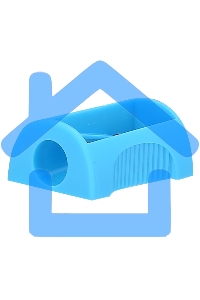 Точилка для карандашей ручная Deli E0531 Neon, 1 отверстие, пластик, ассорти, туба