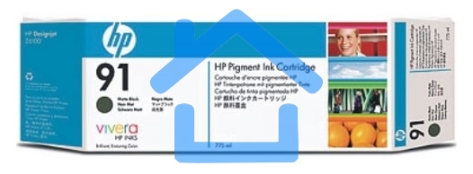 Картридж струйный HP №91 C9464A черный матовый для HP DJ Z6100 (775мл)