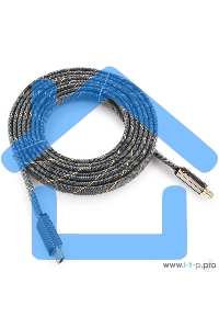 Кабель Cablexpert HDMI, серия Platinum, 4,5 м, v2.0, M/M, плоский, позол.разъемы, металлический корпус, нейлоновая оплетка, блистер