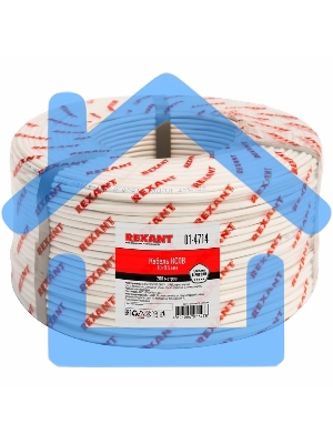 Кабель сигнальный Rexant КCПB 10х0,5 мм, бухта 200м