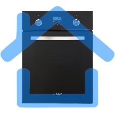 Духовой шкаф LEX EDP 4590 BL Matt Editionобъем 55л, LED таймер, 9 функций, встраиваемый