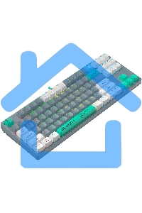 Клавиатура A4Tech Bloody S87 Energy проводная USB серый/зеленый