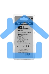 Сверло ступенчатое Matrix, 6-8-10-12-14-16-18-20-22-24-26-28-30 мм,HSS,спирал.проф.,трехгр.хвост.