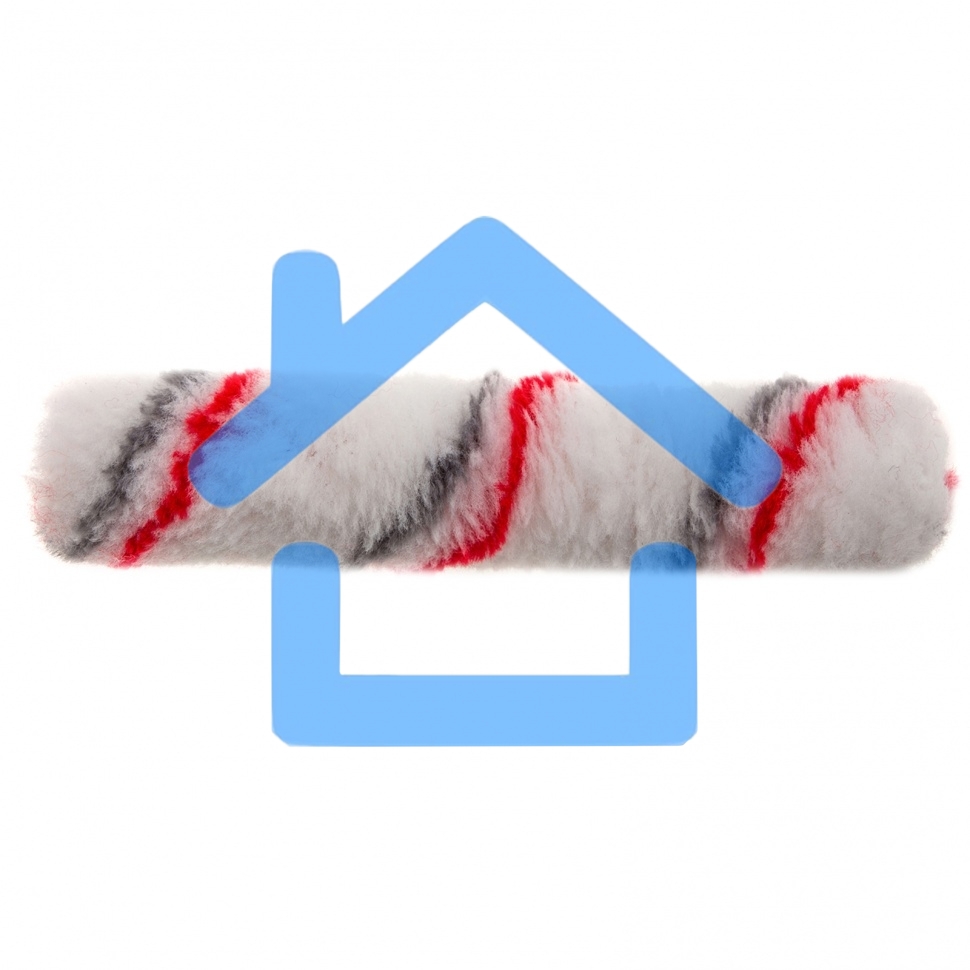 Мини-валик сменный НЕЙЛОН Профи, 150 мм, ворс 12 мм, D - 16 мм, D ручки - 6 мм, полиамид MTX