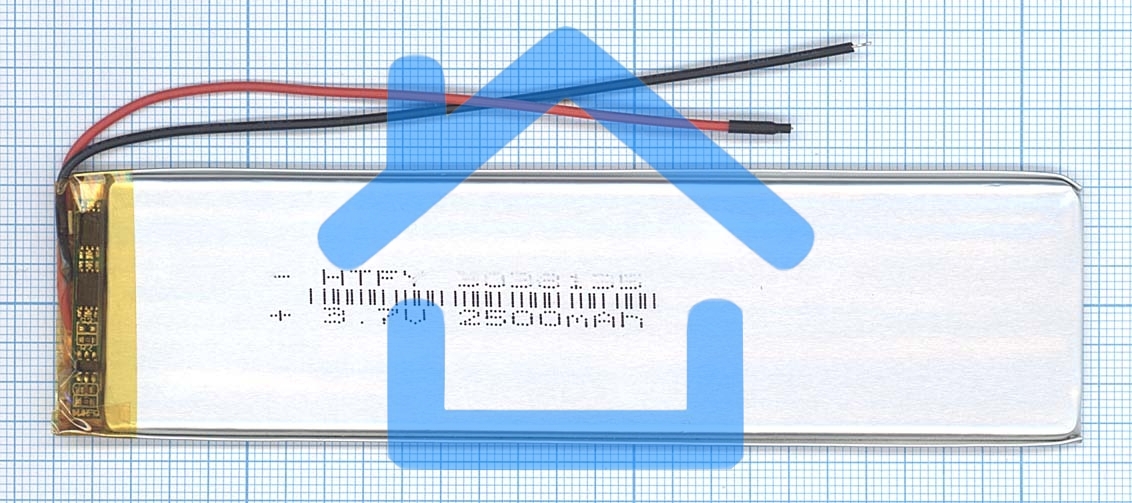 Аккумулятор Li-Pol (батарея) 3*38*135мм 2pin 3.7V/2500mAh