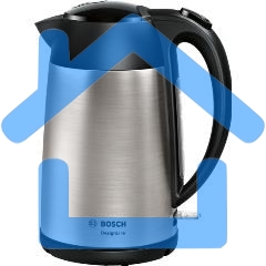 Чайник электрический Bosch TWK3P420 1.7л. 2400Вт черный (корпус: нержавеющая сталь)