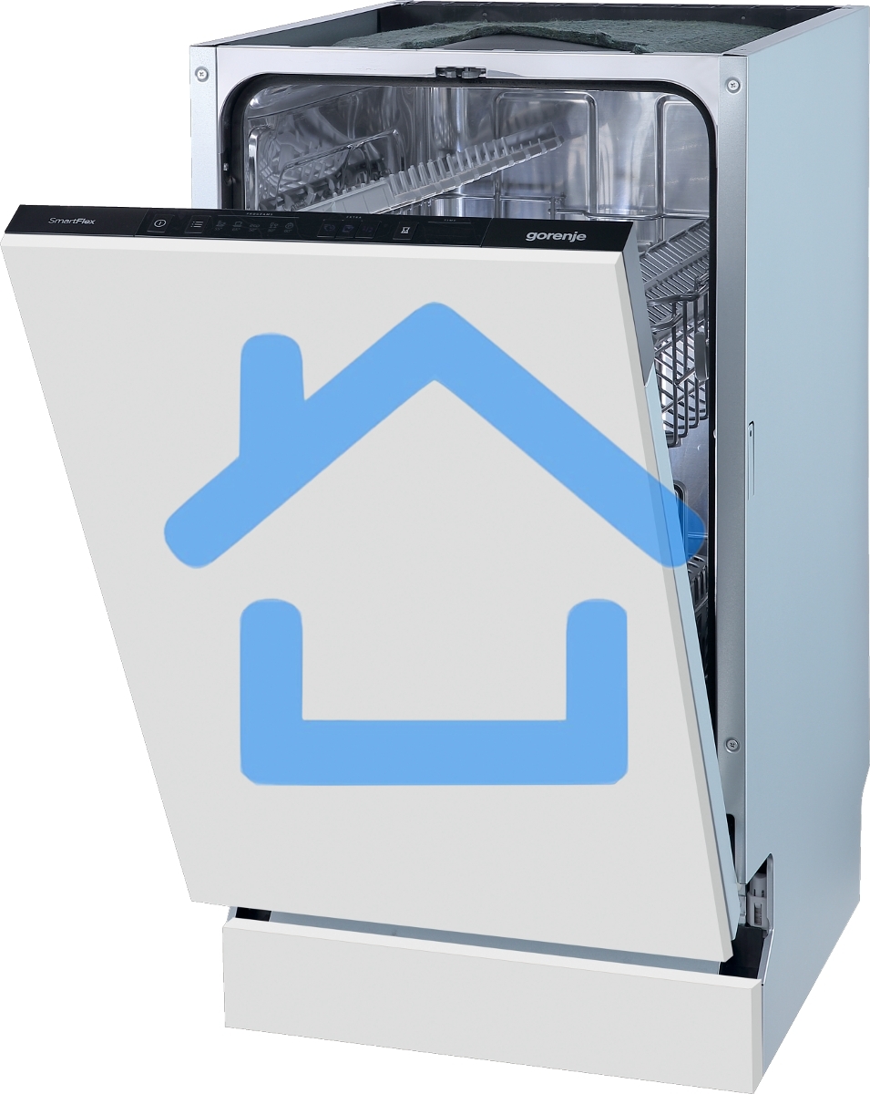 Встраиваемая посудомоечная машина Gorenje GV541D10, черный, 44.8 см, 9 компл., 45 дБ, класс A+++