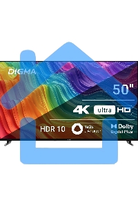 Телевизор Digma 50