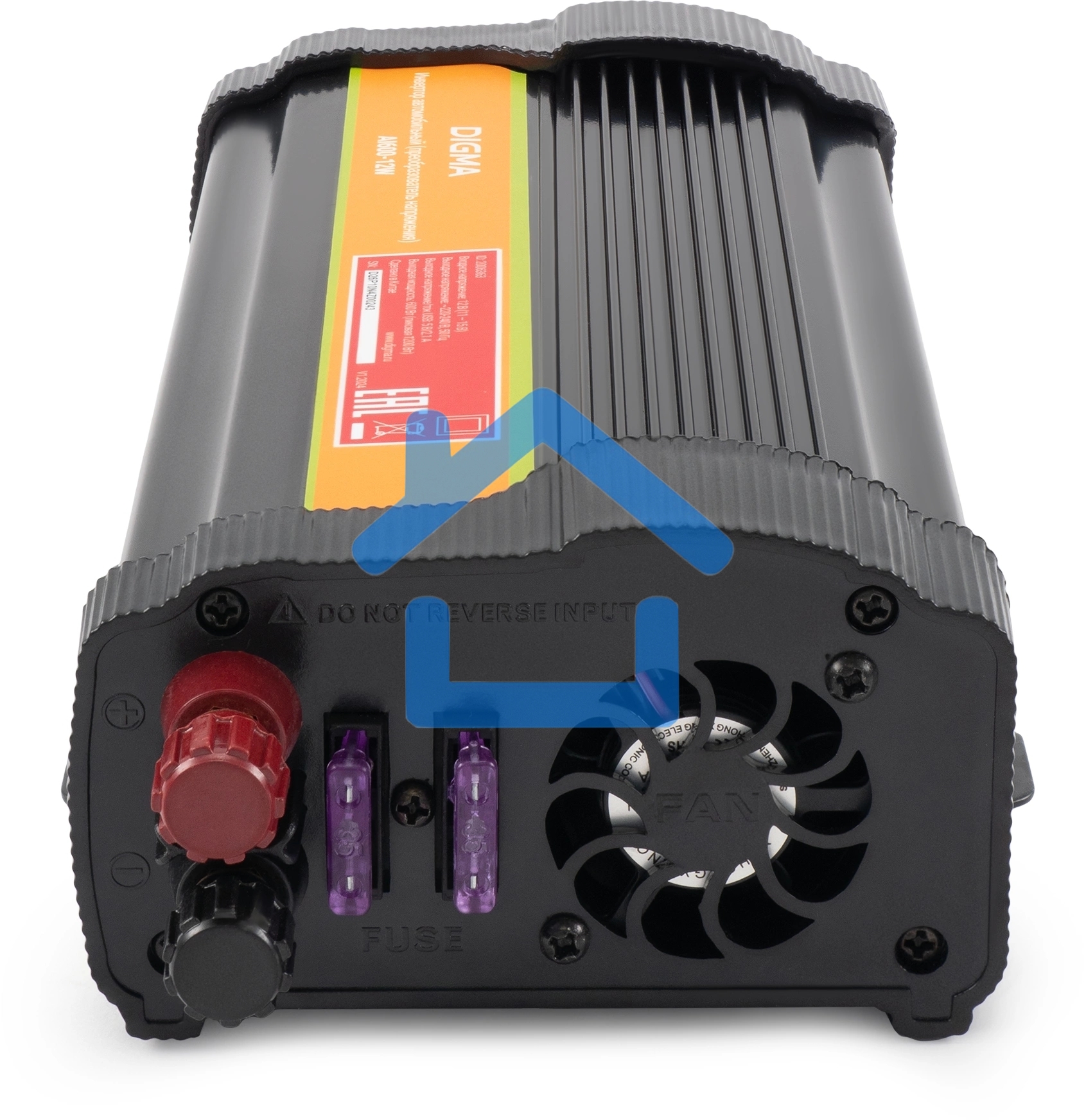Автоинвертор Digma AI600-12W 600Вт