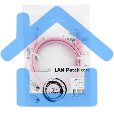 Патч-корд UTP Cablexpert кат.5e, 1м, литой, многожильный, розовый