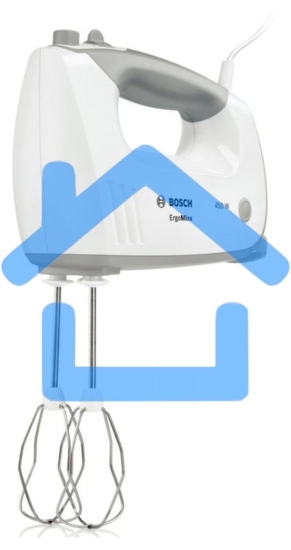 Миксер стационарный Bosch MFQ36460 450Вт белый/серый