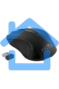 Мышь беспроводная Oklick 485MW черный, 1200 dpi, радиоканал, USB, кнопки - 3