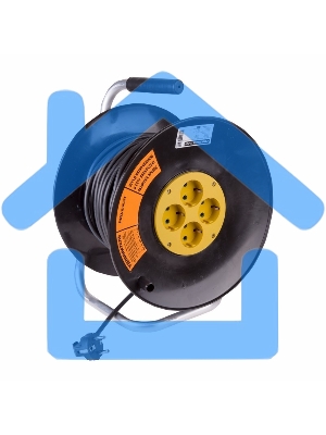 Удлинитель силовой на катушке 4 гнезда с/з 30 м 3х1,5 мм² OPTIMA PROCONNECT