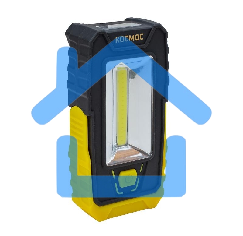 Фонарь 5Вт СОВ 3LED клипса для крепл. магнит поворотная подставка 3хААА КОСМОС KocAu6006COB