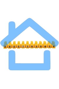 Клеммная винтовая колодка KВ-16 6-16, ток 30 A, полиэтилен желтый Rexant (10 шт./уп.)