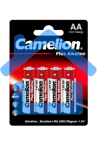 Элемент питания алкалиновый Camelion LR LR6 BL-4 (блист.4шт) 1.5 В
