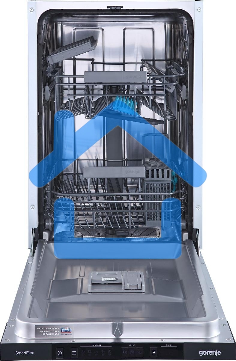 Встраиваемая посудомоечная машина Gorenje GV541D10, черный, 44.8 см, 9 компл., 45 дБ, класс A+++