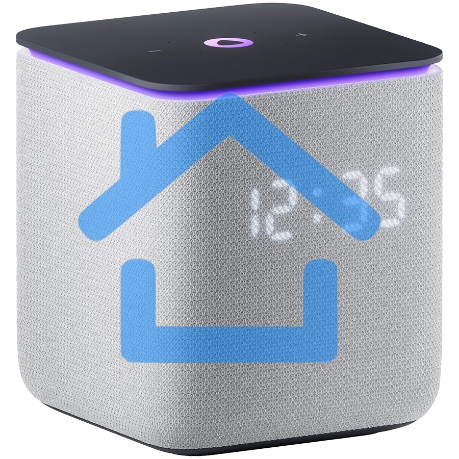 Умная колонка Яндекс Станция Миди, ZigBee, 24Вт, с голосовым ассистентом Алиса на YaGPT, серый