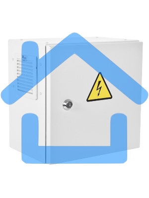 Шкаф ЭКОНОМ уличный всепогодный настенный укомплектованный (В300 Ш300 Г210), комплектация T2-IP65