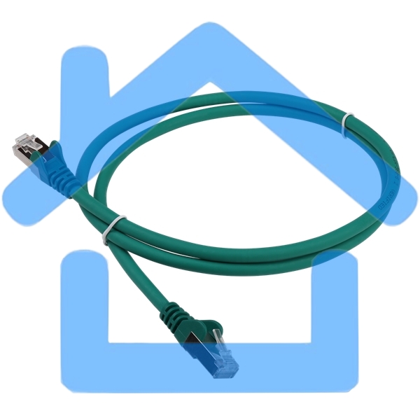 Патч-корд LANMASTER LSZH FTP кат.6, 1.0 м, зеленый