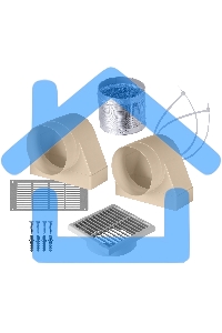 Комплект воздуховодов Maunfeld AVDS804 (для AVSI804SBH)