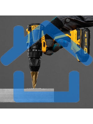 Сверло ступенчатое Matrix, 6-8-10-12-14-16-18-20-22-24-26-28-30 мм,HSS,спирал.проф.,трехгр.хвост.