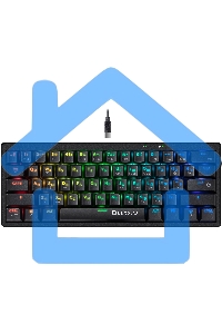 Клавиатура проводная Defender Deimos GK-303, USB, черный