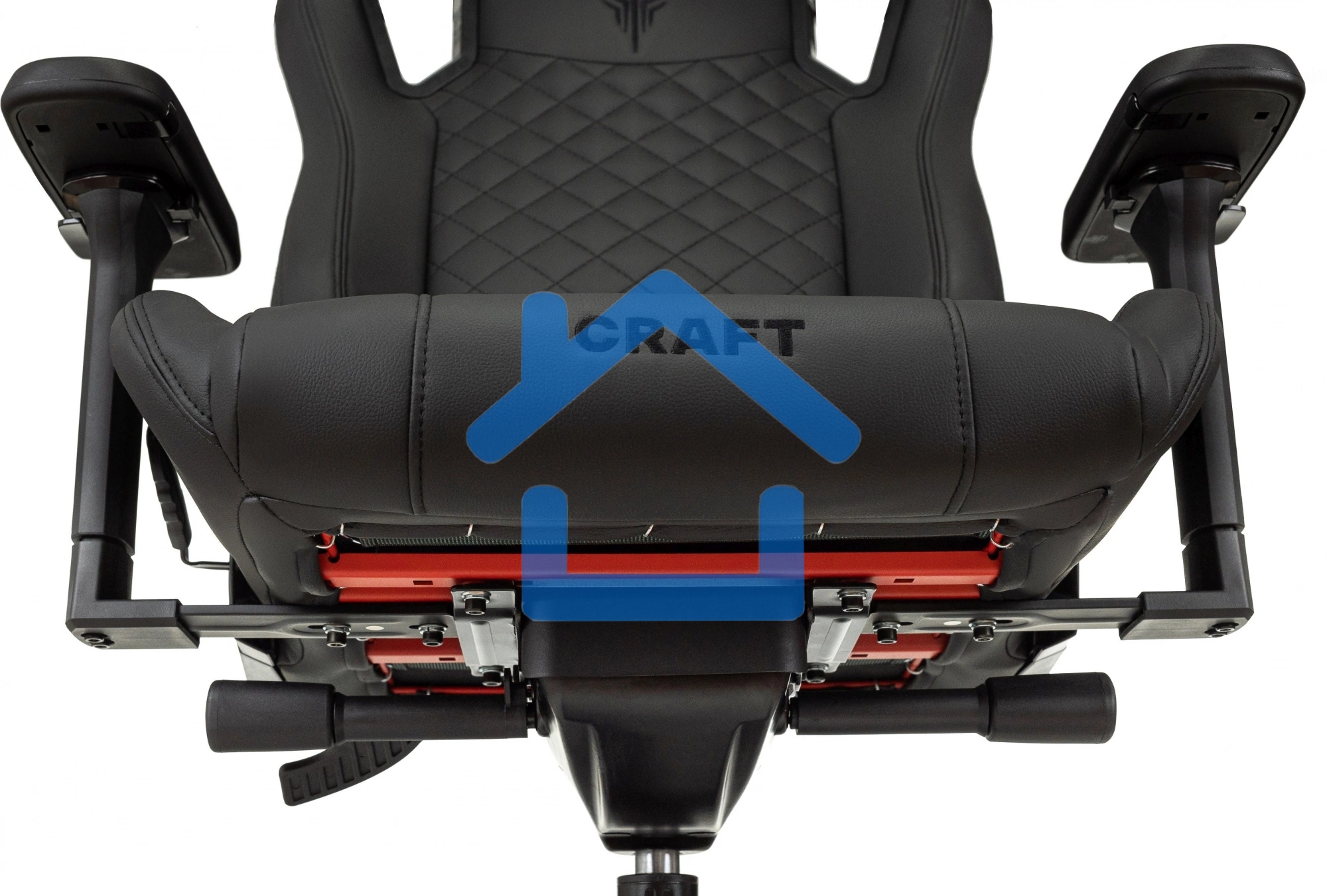 Кресло игровое Knight Craft черный