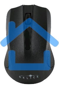 Мышь беспроводная Oklick 485MW черный, 1200 dpi, радиоканал, USB, кнопки - 3