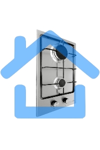 Газовая варочная панель LEX GVS 320 IX1000/3000Вт 2конфорки нерж.сталь