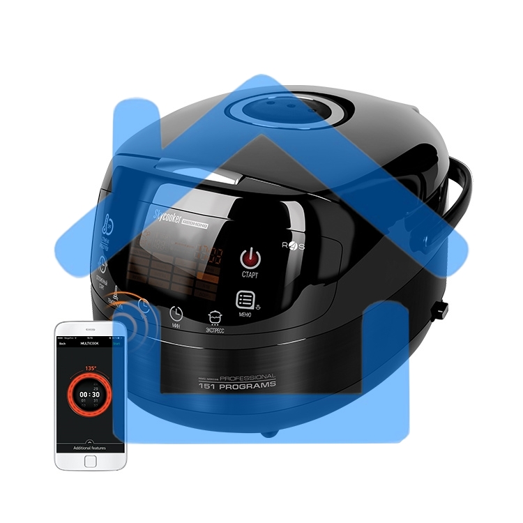 Мультиварка Redmond SkyCooker RMC-M903S 5л 1000Вт черный/серебристый