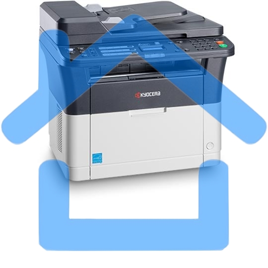 МФУ лазерное Kyocera Ecosys FS-1125MFP (1102M73RU0/1102M73RUV/1102M73RU2/1102M73NX2/1102M73DZ2), A4, ч/б, печ. до 25 стр/мин., скан. до 18 стр/мин. (ч/б) 6 стр/мин. (цвет), 600 x 600 dpi, USB, RJ-45