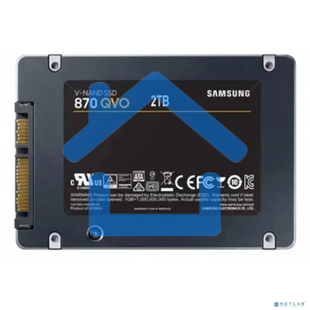 Накопитель SSD Samsung 870 QVO, 2Tb, SATA III, 2.5