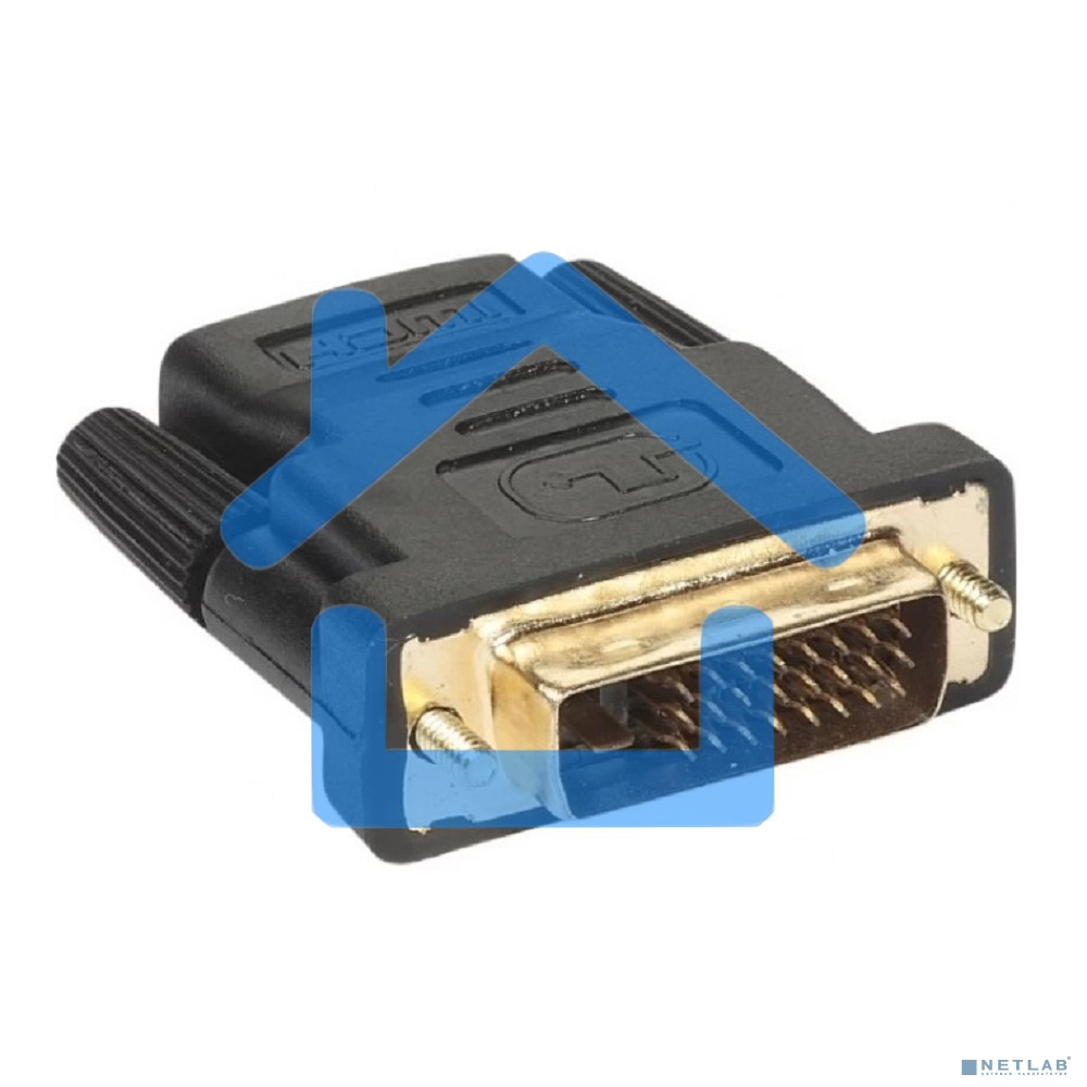 Переходник HDMI-DVI ExeGate EX-A-HDMI-DVI-1 (19F/19M, позолоченные контакты)