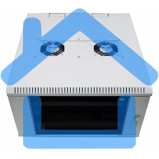 Шкаф телеком. настенный разборный 15U (600х550), съемные стенки, дверь стекло (ШРН-М-15.500) (1 коробка)