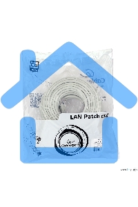 Патч-корд медный UTP Cablexpert PP10-20M кат.5e, 20м, литой, многожильный (серый)