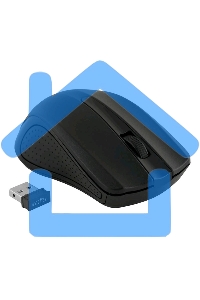 Мышь беспроводная Oklick 485MW черный, 1200 dpi, радиоканал, USB, кнопки - 3