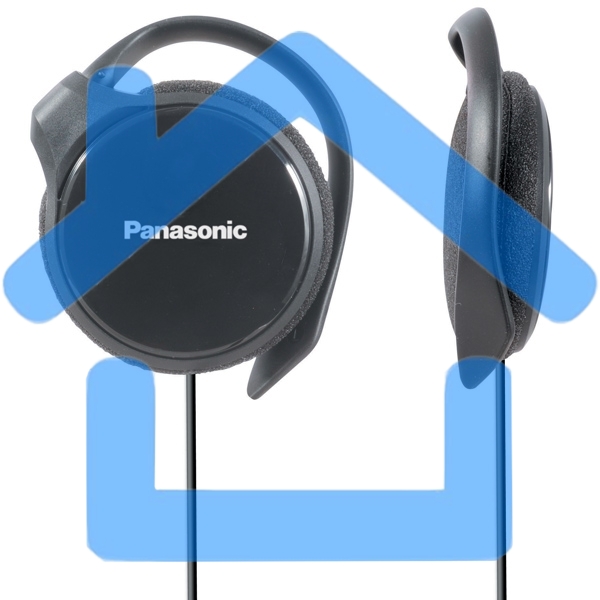 Наушники накладные Panasonic RP-HS46E-K 1.1м черный проводные (крепление за ухом)
