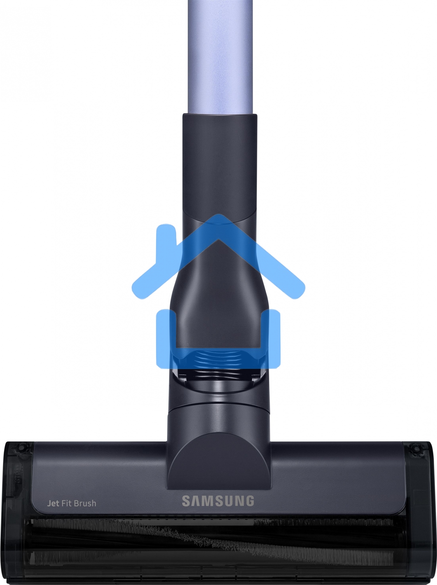 Пылесос вертикальный Samsung VS15A6031R4/EV фиолетовый/черный, питание от аккумулятора, 150 Вт, уборка сухая, пылесборник 0.8 л, работа от АКБ max 40 мин.