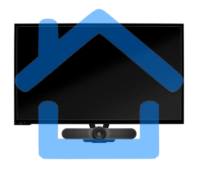 Держатель Logitech для крепления к телевизору камеры MeetUP TV Mount XL