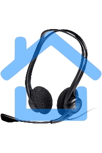 Наушники с микрофоном Logitech 960 черный 2.4м накладные оголовье (981-000100)