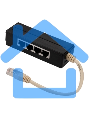 Адаптер-Y, 4 параллельных порта, горизонтальный