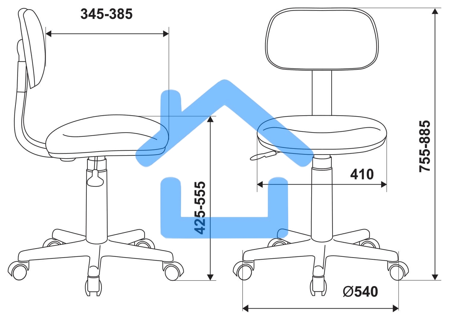 Кресло детское Бюрократ CH-W201NX мультиколор маскарад, крестовина пластик, пластик белый