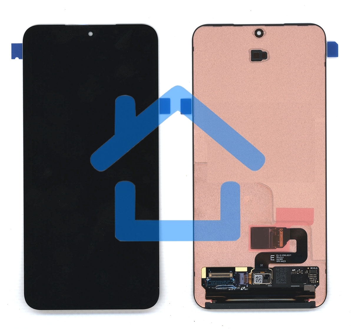 Дисплей (модуль) в сборе с тачскрином для Samsung Galaxy S24 черный orig lcd