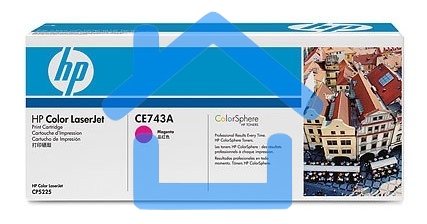 Картридж лазерный HP CE743A пурпурный Color LJ CP5225 (7300стр.)
