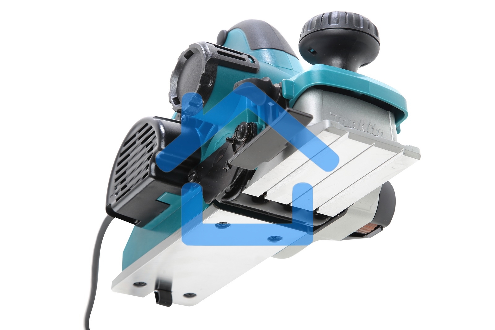 Рубанок Makita KP0810 Рубанок,850Вт,16000об\м,ширина-82мм,глуб-4мм,3.2кг,кор,парал упор
