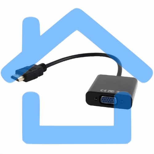 Переходник Gembird-Cablexpert Переходник HDMI-VGA, 19M/15F (A-HDMI-VGA-03)