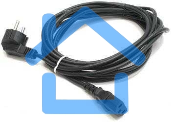Кабель питания Cord Power Gembird/Cablexpert PC-186 / 1.8м, Schuko- C13, 6А, черный, с зазем.